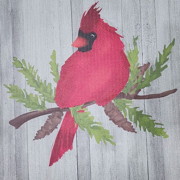 Anti Fatigue Kitchen Mat‎ Cardinal Holiday Joy Printed 18x30in - Picture 3 of 11